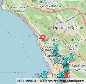 Mappa 34136 Trieste TS, Italia (3.311)