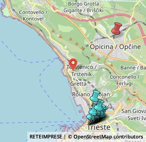 Mappa 34136 Trieste TS, Italia (2.889)