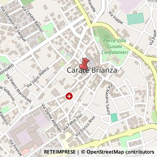 Mappa Via Sant'Ambrogio, 11, 20841 Carate Brianza, Monza e Brianza (Lombardia)