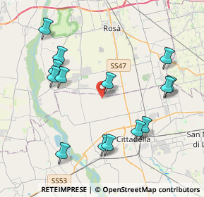 Mappa Via Santa Rita da Cascia, 35013 Cittadella PD, Italia (4.28643)