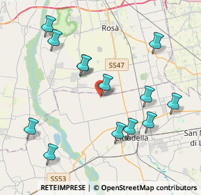 Mappa Via Santa Rita da Cascia, 35013 Cittadella PD, Italia (4.25769)