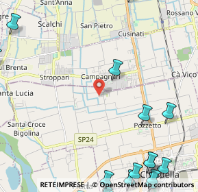 Mappa Via Santa Rita da Cascia, 35013 Cittadella PD, Italia (3.8055)