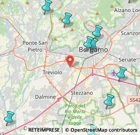 Mappa Via Fratelli Bandiera, 24048 Treviolo BG, Italia (6.10273)