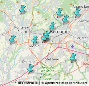 Mappa Via Fratelli Bandiera, 24048 Treviolo BG, Italia (4.13273)