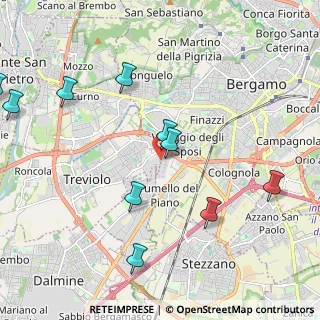 Mappa Via Fratelli Bandiera, 24048 Treviolo BG, Italia (2.65182)