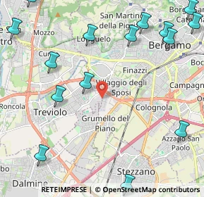 Mappa Via Fratelli Bandiera, 24048 Treviolo BG, Italia (3.048)