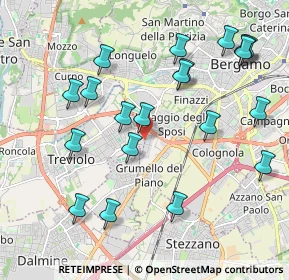 Mappa Via Fratelli Bandiera, 24048 Treviolo BG, Italia (2.179)
