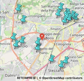 Mappa Via Fratelli Bandiera, 24048 Treviolo BG, Italia (2.62947)
