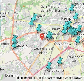 Mappa Via Fratelli Bandiera, 24048 Treviolo BG, Italia (2.4075)
