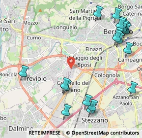 Mappa Via Fratelli Bandiera, 24048 Treviolo BG, Italia (2.852)