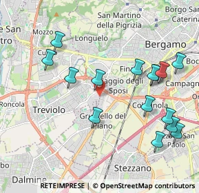 Mappa Via Fratelli Bandiera, 24048 Treviolo BG, Italia (2.19)
