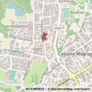Mappa Via Giovanni Mazzel, 15, 21012 Cassano Magnago, Varese (Lombardia)