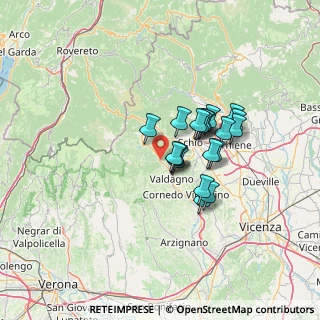 Mappa Via Silvio Pellico, 36078 Valdagno VI, Italia (9.737)