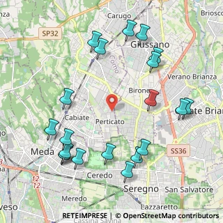 Mappa Via Toscanini Arturo, 22066 Mariano Comense CO, Italia (2.4155)