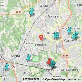 Mappa Via Toscanini Arturo, 22066 Mariano Comense CO, Italia (2.91143)