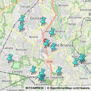 Mappa SS36 km 23, 20843 Verano Brianza MB, Italia (2.69867)