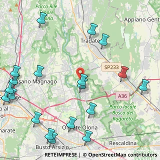 Mappa Via Dei Ronchi, 21050 Gorla Maggiore VA, Italia (6.06)