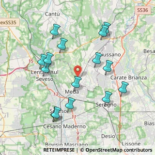 Mappa Via Monte Grappa, 22060 Cabiate CO, Italia (4.116)