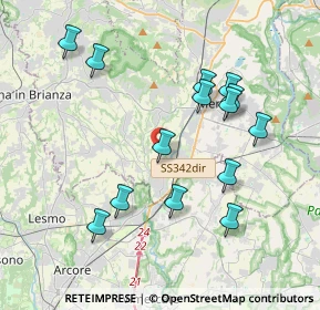 Mappa Via Enrico Fermi, 23871 Lomagna LC, Italia (3.87214)