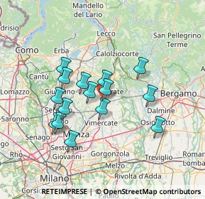 Mappa Via Enrico Fermi, 23871 Lomagna LC, Italia (11.81533)