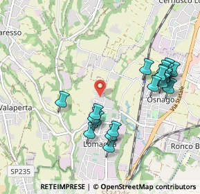 Mappa Via Enrico Fermi, 23871 Lomagna LC, Italia (1.0375)
