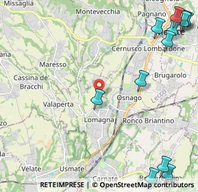 Mappa Via Enrico Fermi, 23871 Lomagna LC, Italia (3.63267)