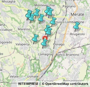 Mappa Via Enrico Fermi, 23871 Lomagna LC, Italia (1.75231)