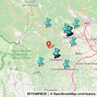 Mappa Via Enrico Toti, 36078 Valdagno VI, Italia (7.08842)