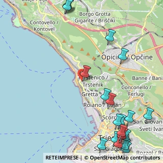 Mappa Scala Eugenio Geiringer, 34136 Trieste TS, Italia (3.258)