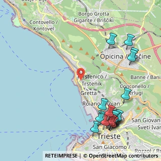 Mappa Scala Eugenio Geiringer, 34136 Trieste TS, Italia (2.8355)