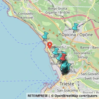 Mappa Scala Eugenio Geiringer, 34136 Trieste TS, Italia (1.9905)