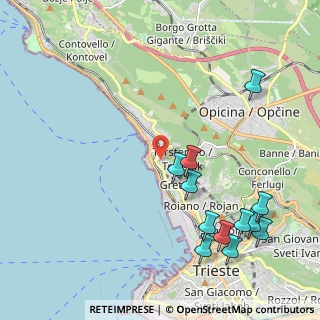 Mappa Scala Eugenio Geiringer, 34136 Trieste TS, Italia (2.51583)