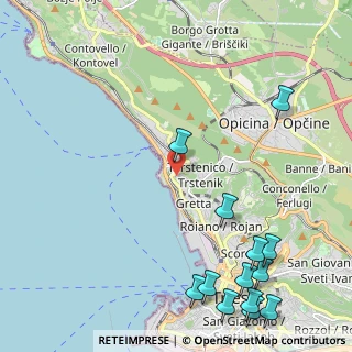 Mappa Scala Eugenio Geiringer, 34136 Trieste TS, Italia (3.08077)