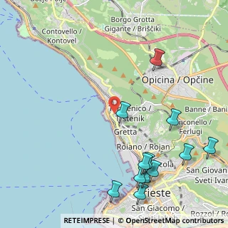 Mappa Scala Eugenio Geiringer, 34136 Trieste TS, Italia (2.72583)