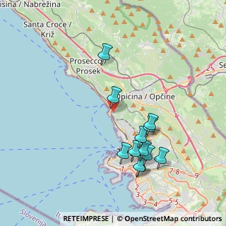 Mappa Scala Eugenio Geiringer, 34136 Trieste TS, Italia (3.85917)