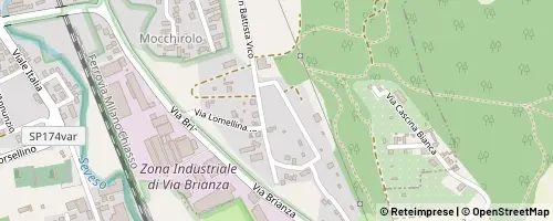 Mappa Lentate sul Seveso