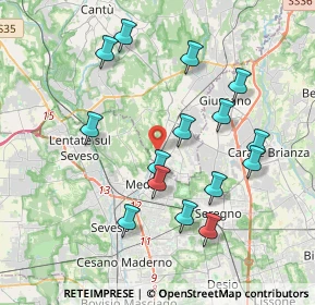 Mappa Via Vittorio Emanuele II, 22060 Cabiate CO, Italia (3.8)