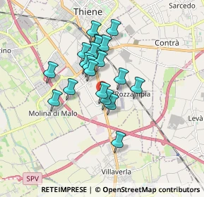 Mappa Villaggio Sant'Antonio, 36016 Thiene VI, Italia (1.341)