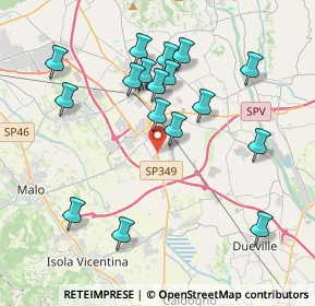 Mappa Villaggio Sant'Antonio, 36016 Thiene VI, Italia (3.92059)