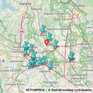 Mappa Via Buonarroti, 21040 Carbonate CO, Italia (7.60667)