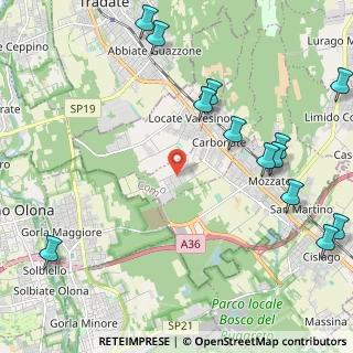 Mappa Via Buonarroti, 21040 Carbonate CO, Italia (2.82462)