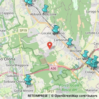 Mappa Via Buonarroti, 21040 Carbonate CO, Italia (3.23)