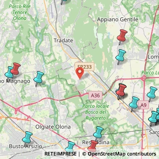 Mappa Via Buonarroti, 21040 Carbonate CO, Italia (7.336)