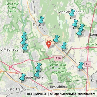 Mappa Via Buonarroti, 21040 Carbonate CO, Italia (5.04786)