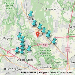 Mappa Via Buonarroti, 21040 Carbonate CO, Italia (3.81125)