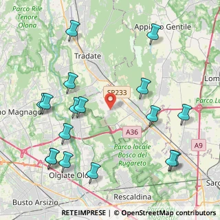 Mappa Via Buonarroti, 21040 Carbonate CO, Italia (5.10353)