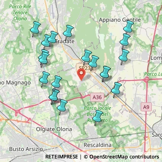 Mappa Via Buonarroti, 21040 Carbonate CO, Italia (4.144)