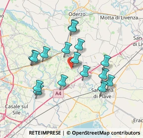 Mappa Via Sant'Antonio, 31050 Zenson di Piave TV, Italia (6.56938)