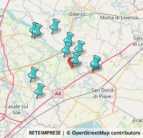 Mappa Via Sant'Antonio, 31050 Zenson di Piave TV, Italia (6.29818)