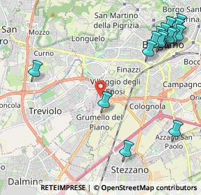 Mappa Via Giuseppe Gioacchino Belli, 24127 Bergamo BG, Italia (2.85875)